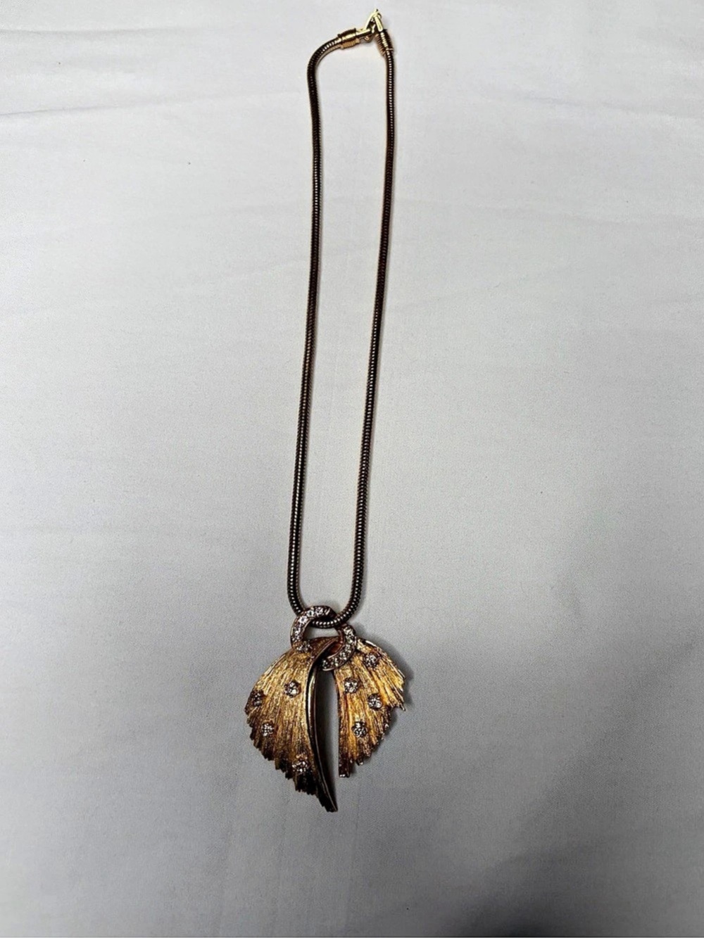 Rare authentic Givenchy Gold-Toned Pendant with 18” Necklace